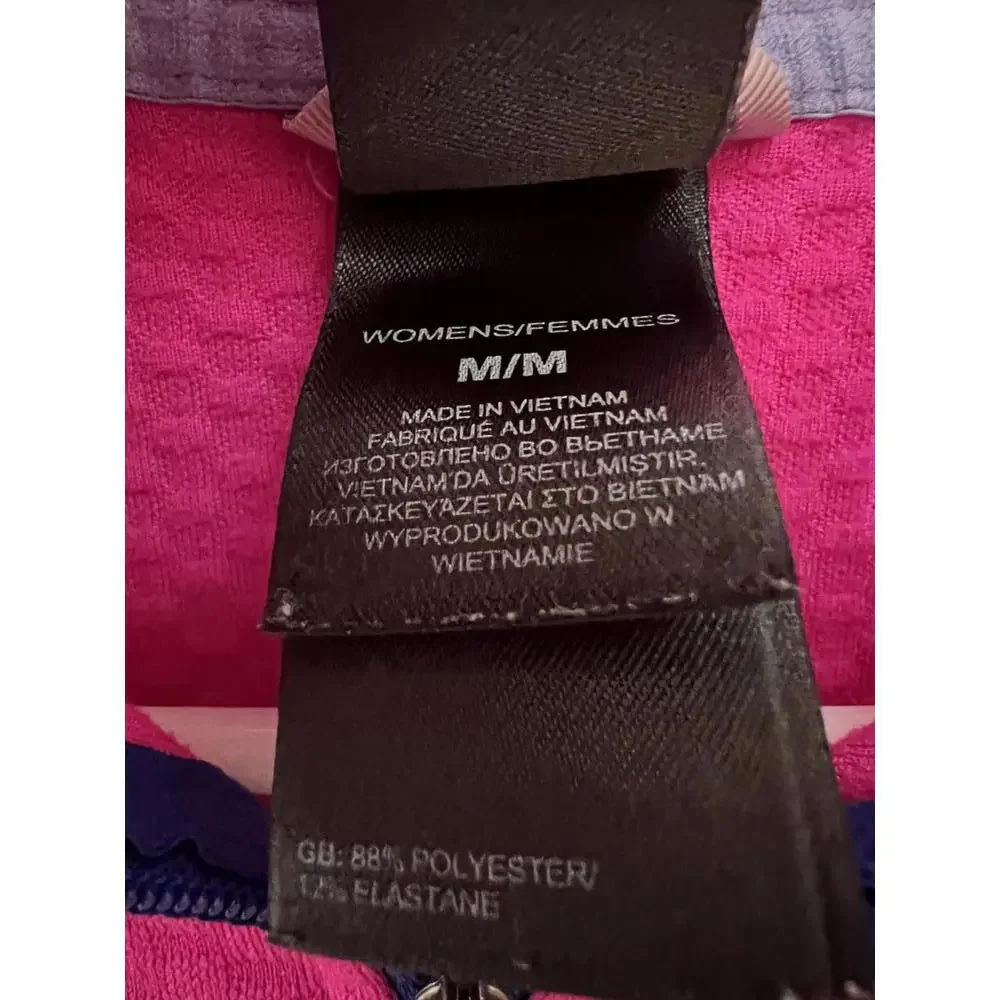 The North Face Pink Waffle Quarter Zip - M - Picture 4 of 8